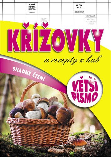 Obálka knihy KŘÍŽOVKY A RECEPTY Z HUB od autora <br>