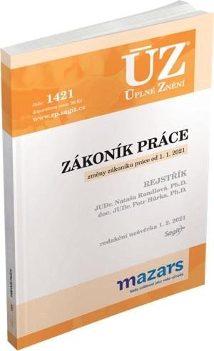 ÚZ 1421 ZÁKONÍK PRÁCE OD 1.1.2021