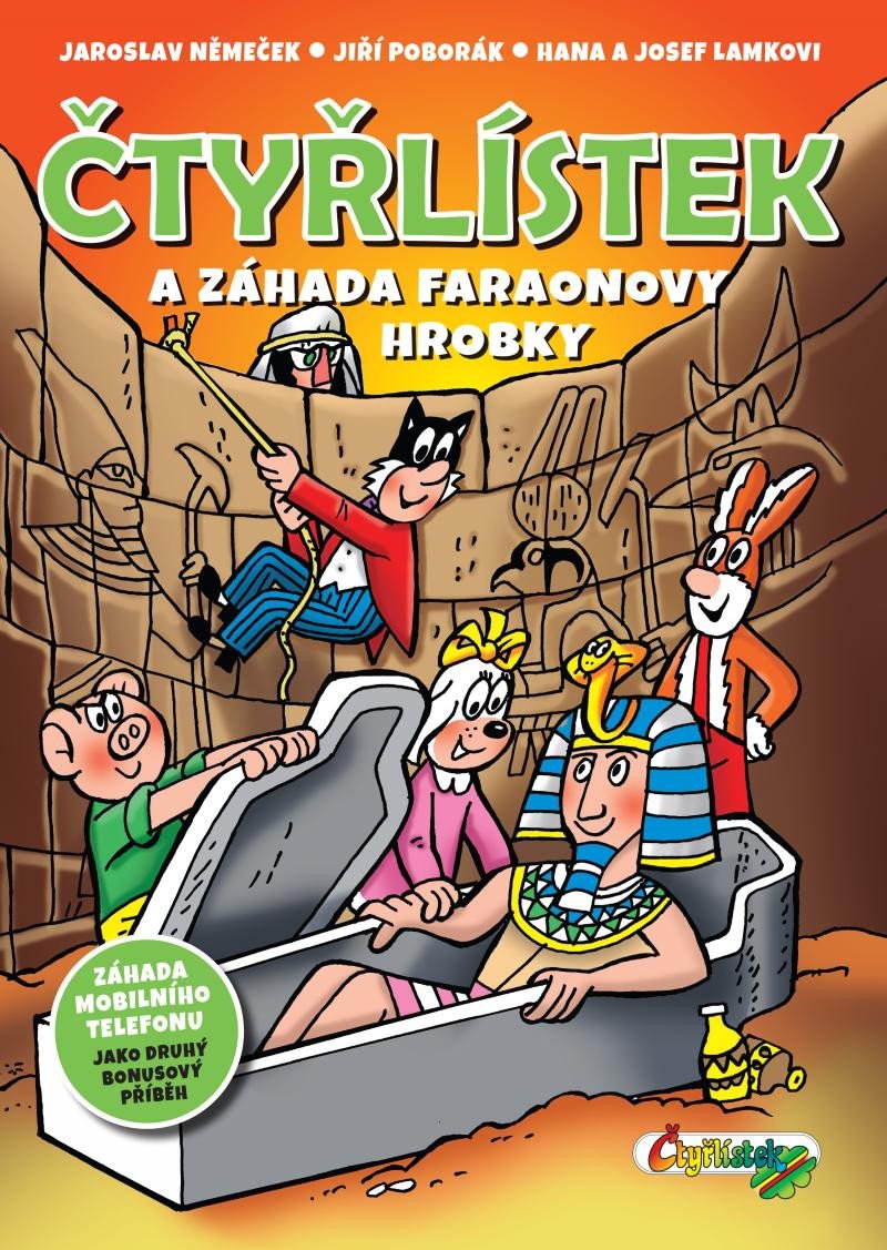 ČTYŘLÍSTEK A ZÁHADA FARAONOVY HROBKY KOMIKS