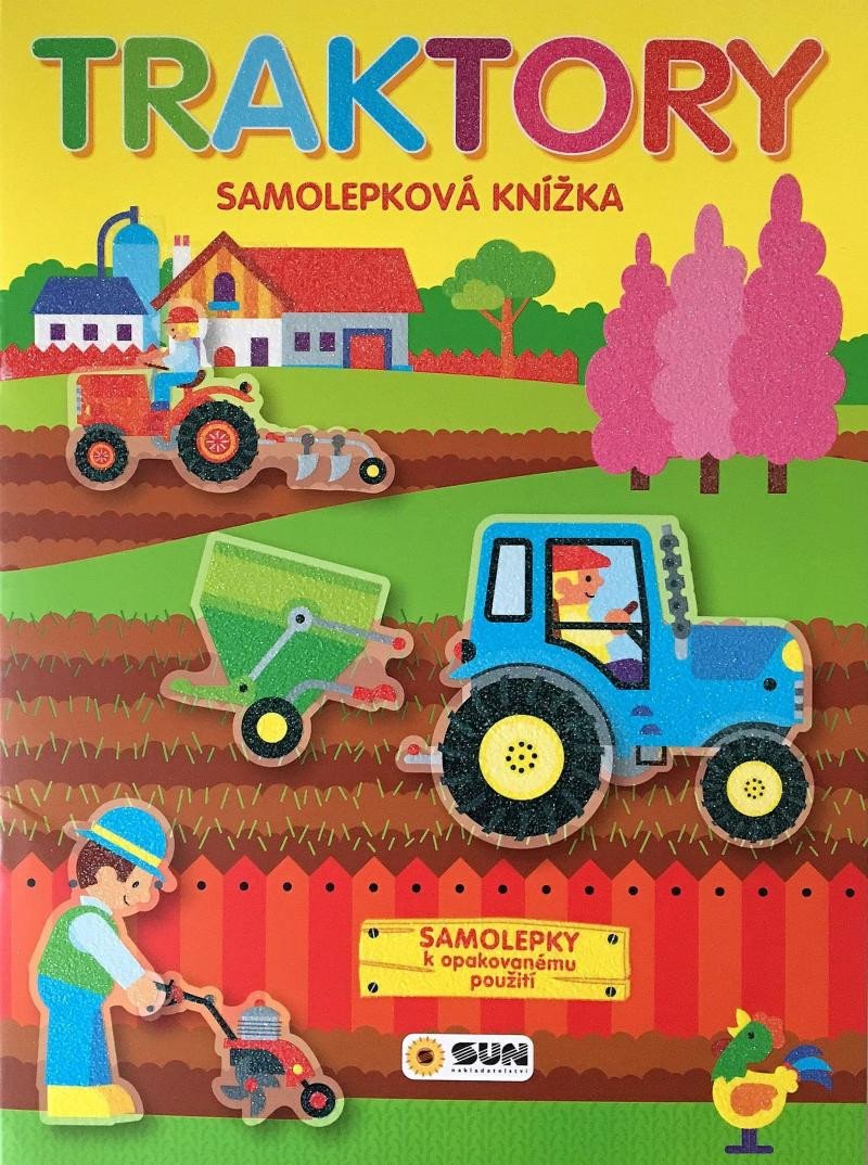 TRAKTORY SAMOLEPKOVÁ KNÍŽKA