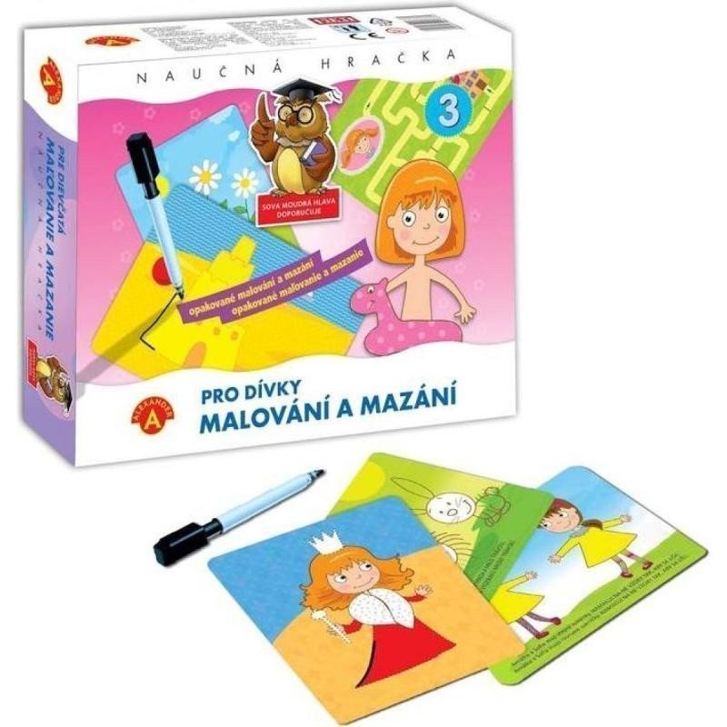 Obálka knihy MALOVÁNÍ A MAZÁNÍ - PRO DÍVKY od autora <br>