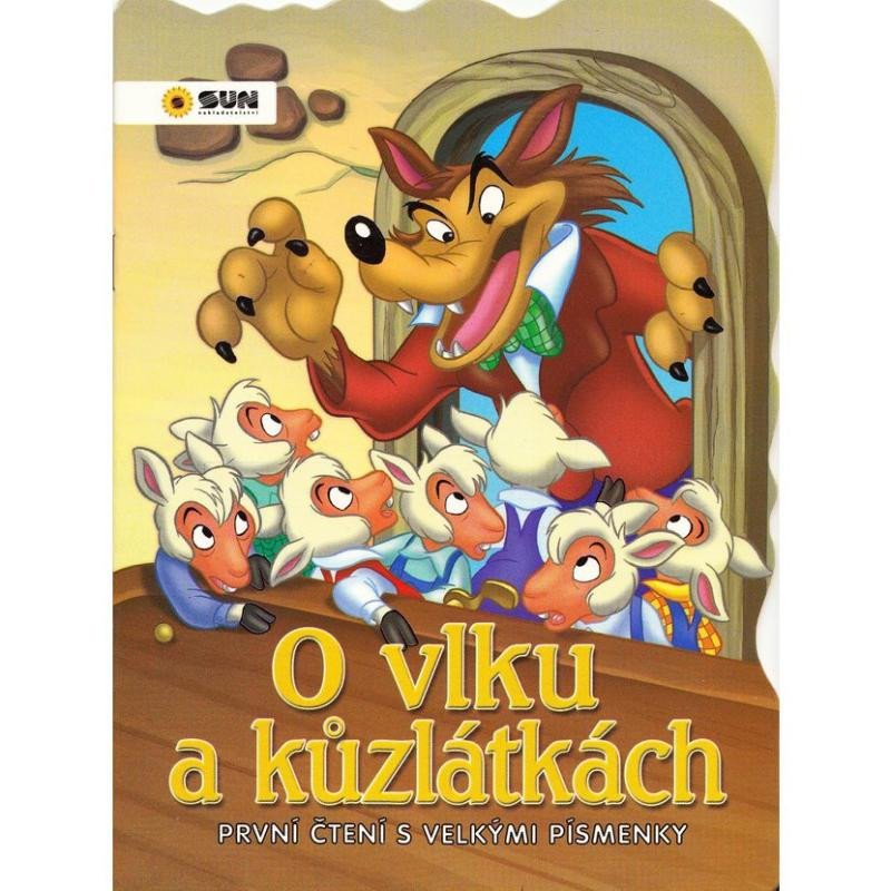 O VLKU A KŮZLÁTKÁCH PRVNÍ ČTENÍ S VELKÝMI PÍSMENY