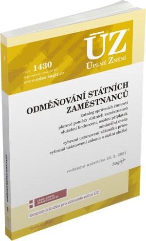 ÚZ 1430 ODMĚŇOVÁNÍ STÁTNÍCH ZAMĚSTNANCŮ K 22/3/21