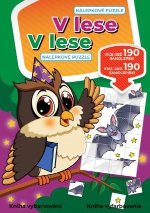 V LESE  NÁLEPKOVÉ PUZZLE