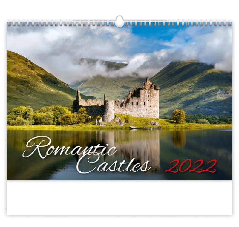 NÁSTĚNNÝ KALENDÁŘ 2022 ROMANTIC CASTLES