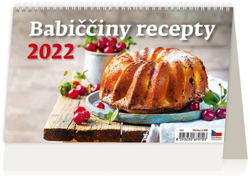 STOLNÍ KALENDÁŘ 2022 BABIČČINY RECEPTY