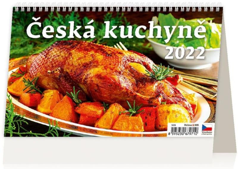 STOLNÍ KALENDÁŘ 2022 ČESKÁ KUCHYNĚ