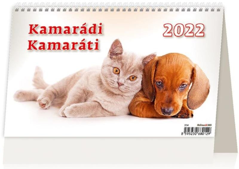 STOLNÍ KALENDÁŘ 2022 KAMARÁDI