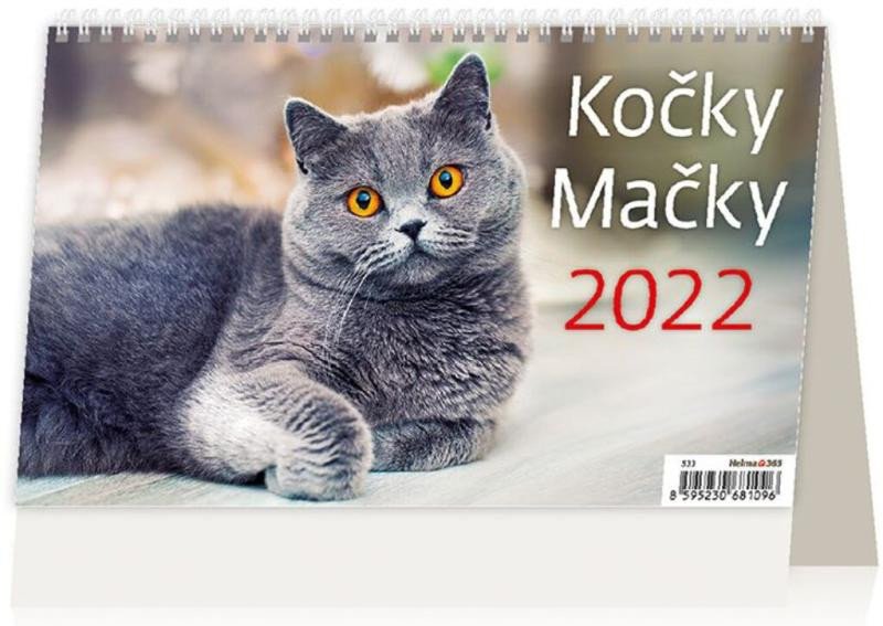 STOLNÍ KALENDÁŘ 2022 KOČKY