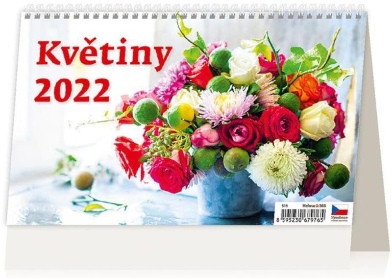 STOLNÍ KALENDÁŘ 2022 KVĚTINY