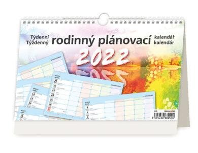 STOLNÍ KALENDÁŘ 2022 RODINNÝ PLÁNOVACÍ TÝDENNÍ