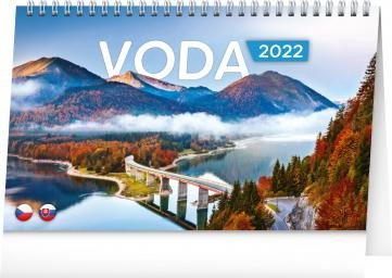 STOLNÍ KALENDÁŘ 2022 VODA CZ/SK