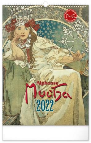 NÁSTĚNNÝ KALENDÁŘ 2022 ALFONS MUCHA