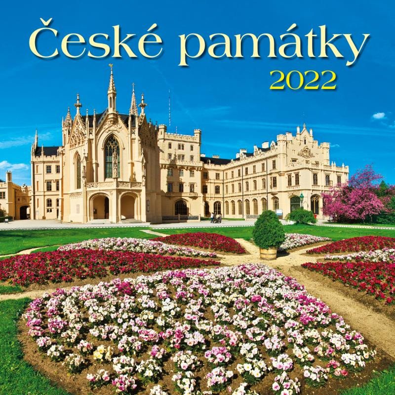 NÁSTĚNNÝ KALENDÁŘ 2022 ČESKÉ PAMÁTKY