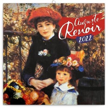 2022 AUGUSTE RENOIR NÁSTĚNNÝ POZNÁMKOVÝ