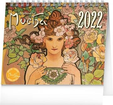 STOLNÍ KALENDÁŘ 2022 ALFONS MUCHA