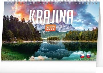 STOLNÍ KALENDÁŘ 2022 KRAJINA  CZ/SK