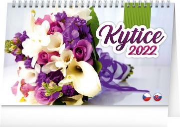 STOLNÍ KALENDÁŘ 2022 KYTICE CZ/SK