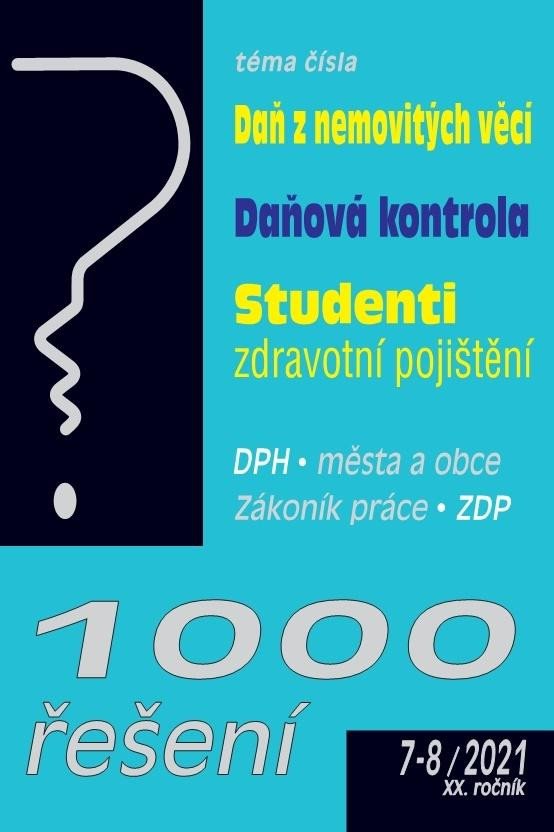 1000 ŘEŠENÍ 7-8/2021