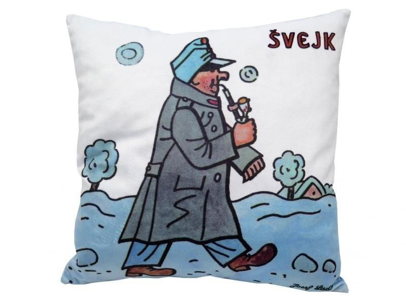 POLŠTÁŘ ŠVEJK ZIMA 30X30CM