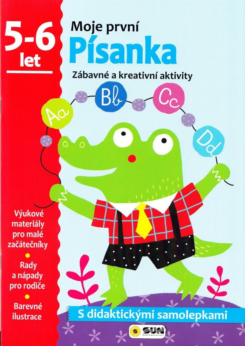 MOJE PRVNÍ PÍSANKA 5-6 LET - ZÁBAVNÉ A KREATIVNÍ AKTIVITY