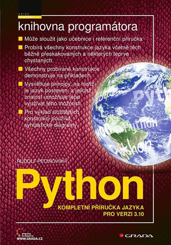 PYTHON - KOMPLETNÍ PŘÍRUČKA JAZYKA PRO VERZI 3.10