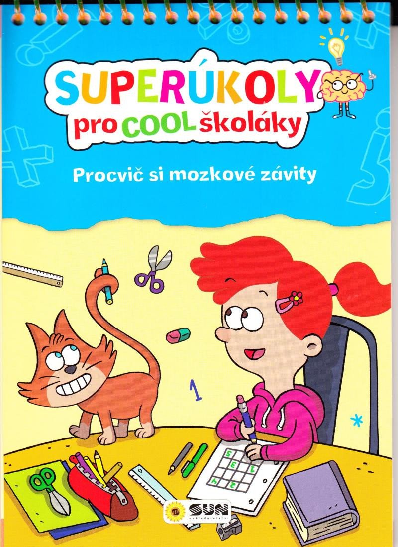 SUPER ÚKOLY PRO COOL ŠKOLÁKY [MODRÁ]