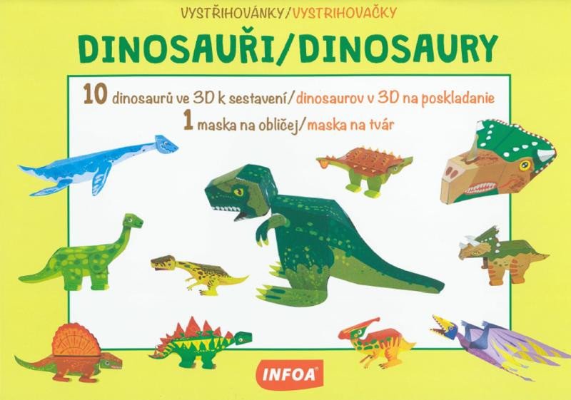 VYSTŘIHOVÁNKY VYSTRIHOVAČKY DINOSAUŘI DINOSAURY