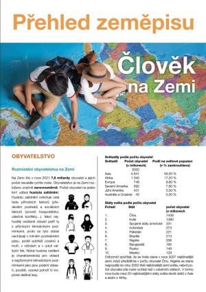 ČLOVĚK NA ZEMI PŘEHLED ZEMĚPISU SVĚTA