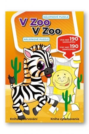 V ZOO  NÁLEPKOVÉ PUZZLE