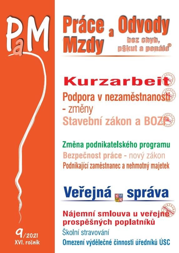 PRÁCE A OVODY MZDY KURZARBEIT 9/2021