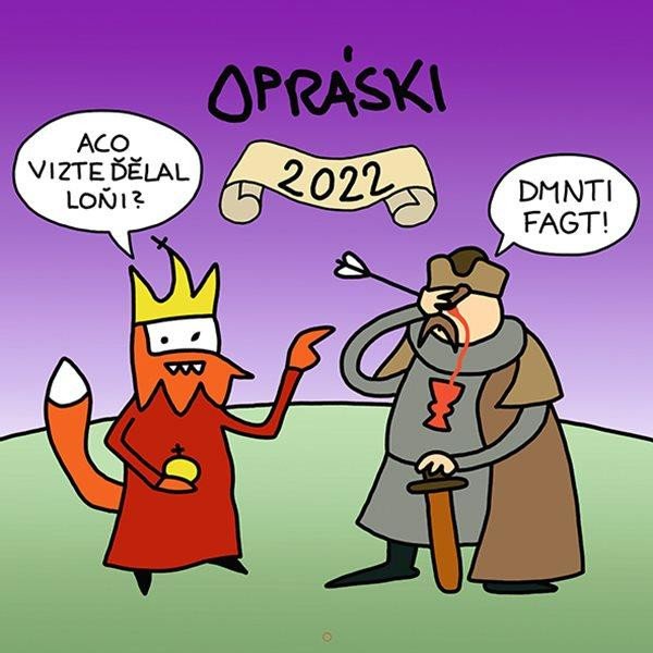 NÁSTĚNNÝ KALENDÁŘ 2022 OPRÁSKI