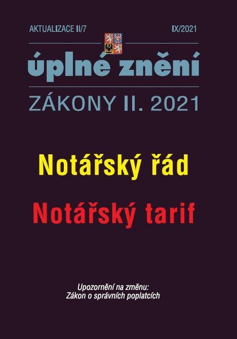 ÚPLNÉ ZNĚNÍ ZÁKONY II.2021 AKTUALIZACE II/7