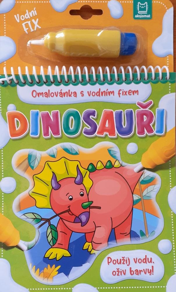 DINOSAUŘI OMALOVÁNKA S VODNÍM FIXEM