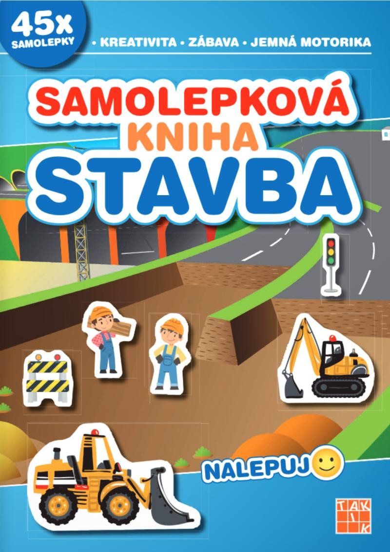 SAMOLEPKOVÁ KNIHA STAVBA NALEPUJ