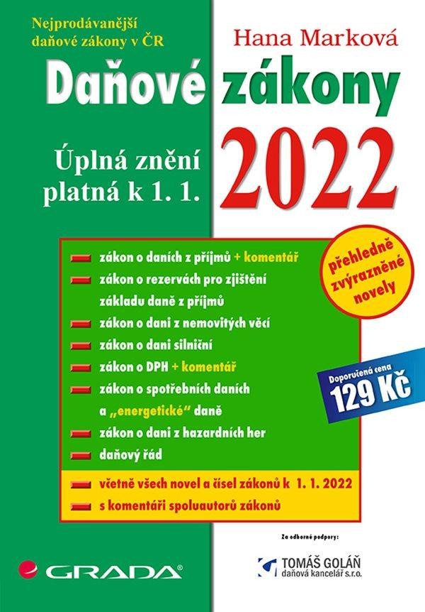 DAŇOVÉ ZÁKONY 2022