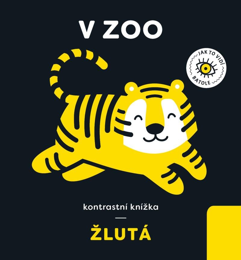 V ZOO KONTRASTNÍ KNÍŽKA ŽLUTÁ