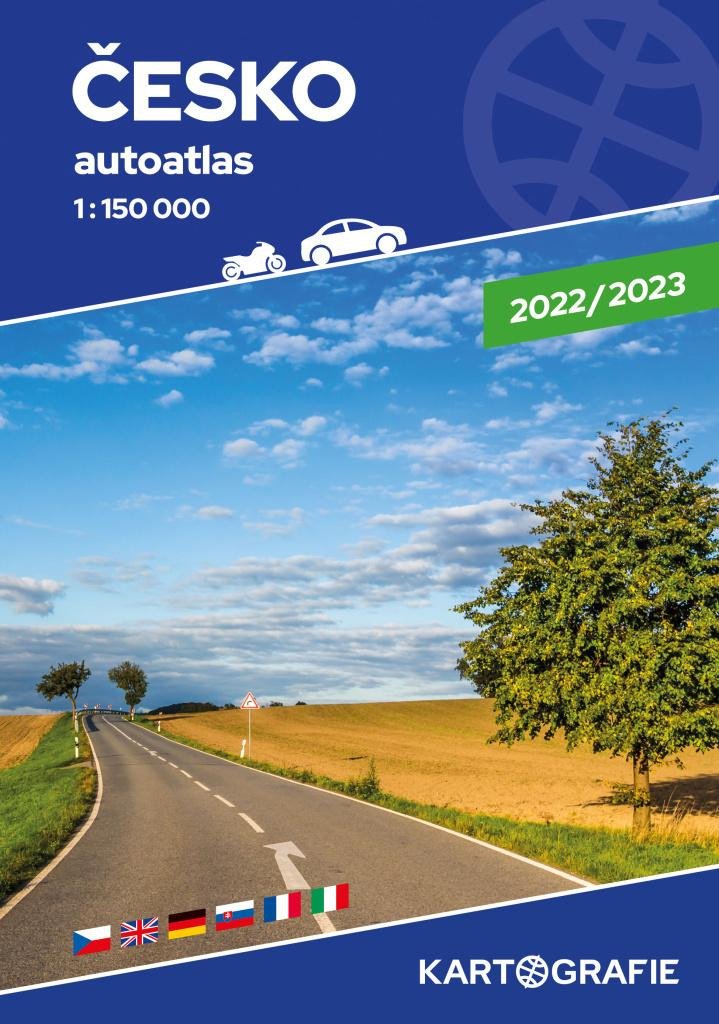 ČESKO 1:150 000 AUTOATLAS (2022/23)