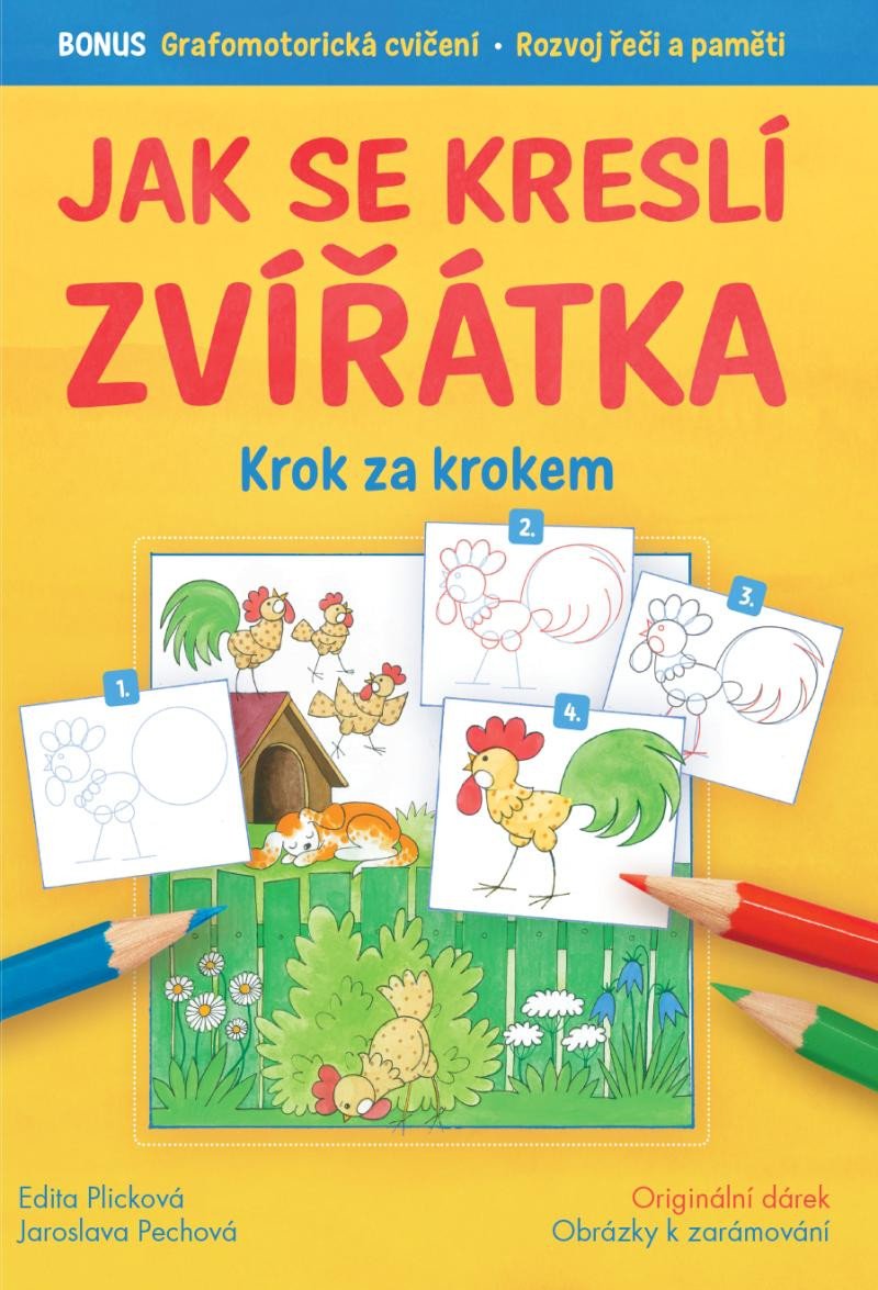 JAK SE KRESLÍ ZVÍŘÁTKA KROK ZA KROKEM