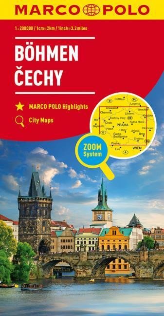 ČECHY - MAPA 1:200 000