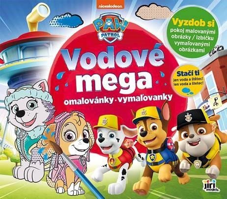 TLAPKOVÁ PATROLA - VODOVÉ MEGA OMALOVÁNKY