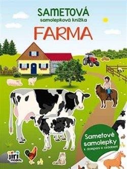 SAMETOVÁ SAMOLEPKOVÁ KNÍŽKA FARMA