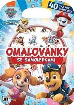 OMALOVÁNKY SE SAMOLEPKAMI TLAPKOVÁ PATROLA