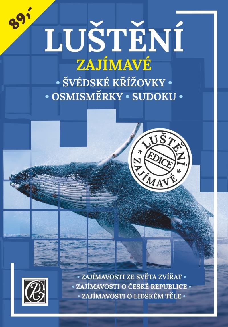 LUŠTĚNÍ ZAJÍMAVÉ - ŠVÉDSKÉ KŘÍŽOVKY, OSMISMĚRKY, SUDOKU