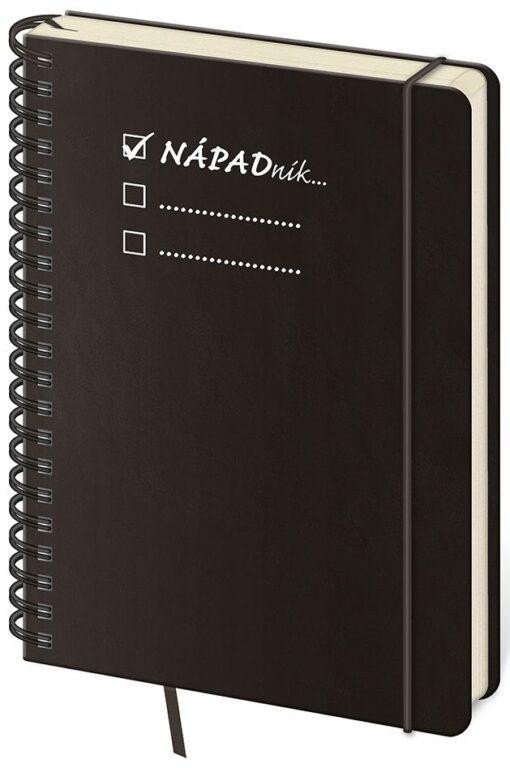 ZÁPISNÍK TWIN L ČERNÝ NÁPADNÍK LINKOVANÝ