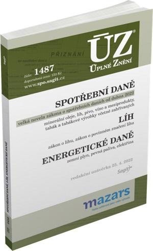 ÚZ 1487 SPOTŘEBNÍ DANĚ. LÍH. ENERGETICKÉ DANĚ