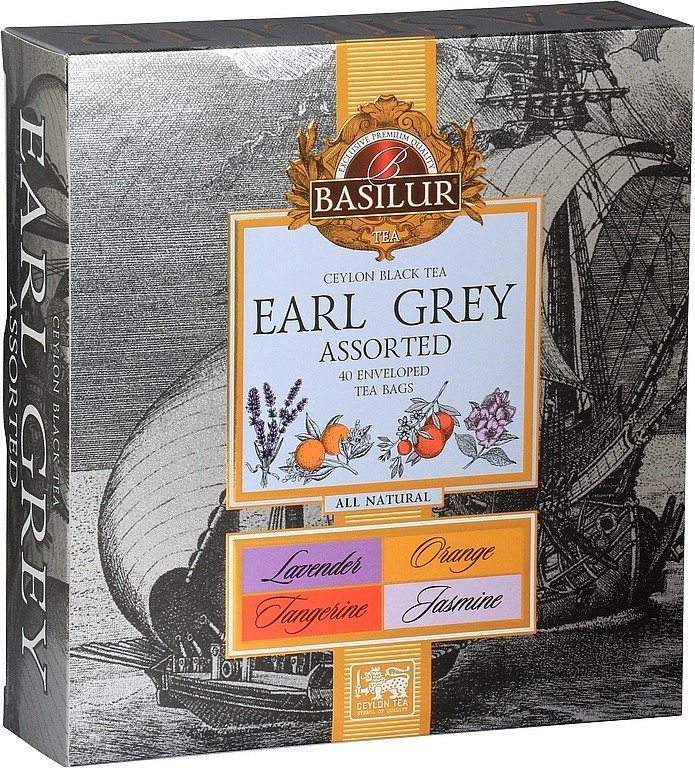 ČAJ BASILUR 7741 EARL GREY ASSORTED [40 SÁČKŮ]