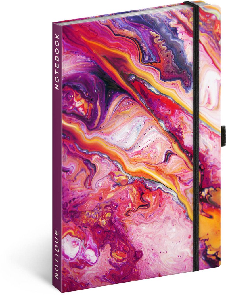 NOTES MARBLE LINKOVANÝ 13X21CM