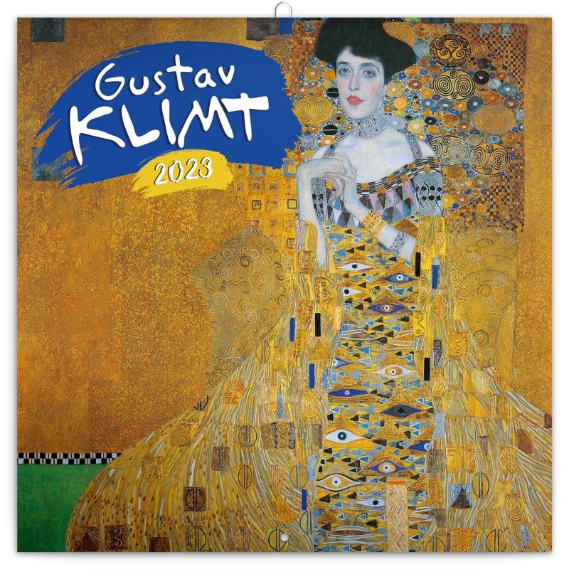 NÁSTĚNNÝ KALENDÁŘ 2023 GUSTAV KLIMT POZNÁMKOVÝ