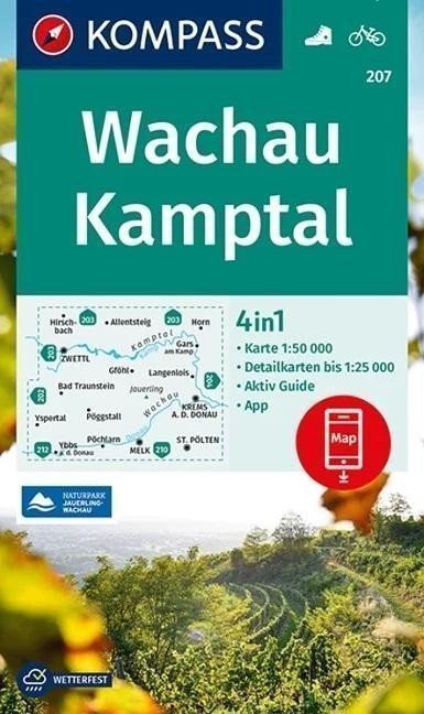 Obálka knihy WACHAU KAMPTAL 1:50 000 (207) od autora <br>